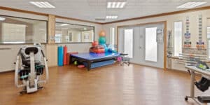 Rehabilitation room at Sullivan Park Care Center